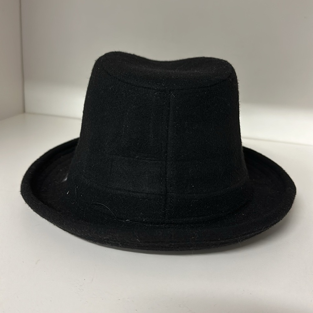 Emstate Wool Vintage Winner Caps Born in Empire  Black Brimmed Hat Mens Small